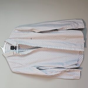 Armani Exchange Striped White and Black Shirt